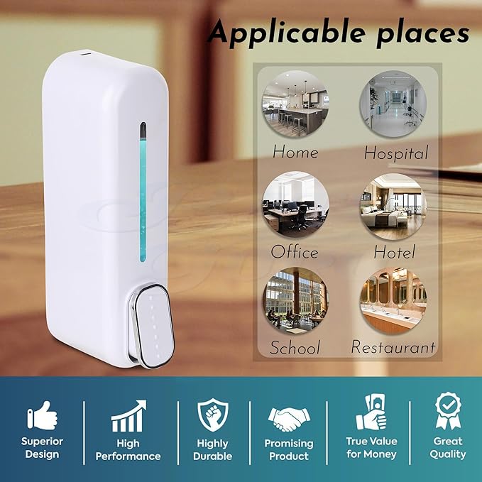 EasyPress 350ml Soap Dispenser – No Spills, No Waste