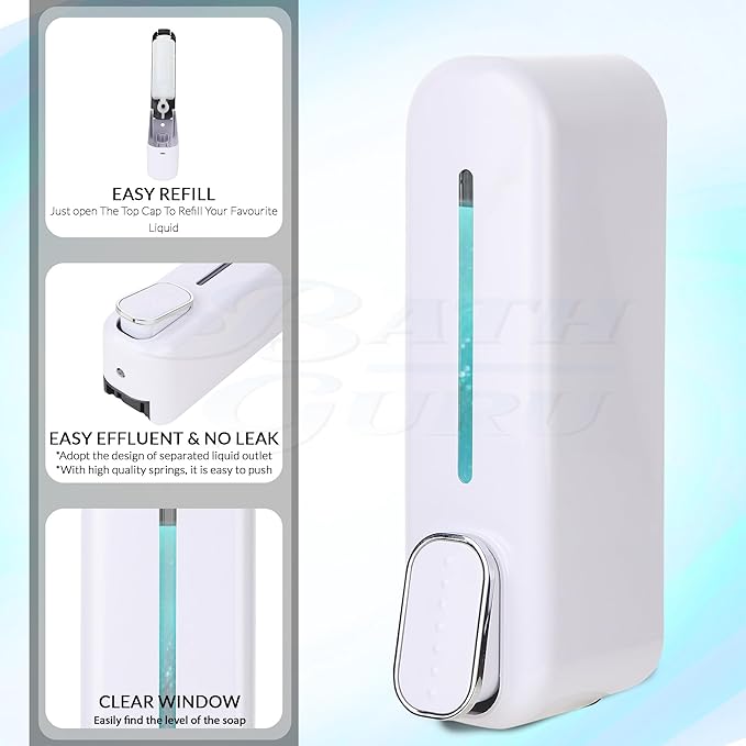EasyPress 350ml Soap Dispenser – No Spills, No Waste